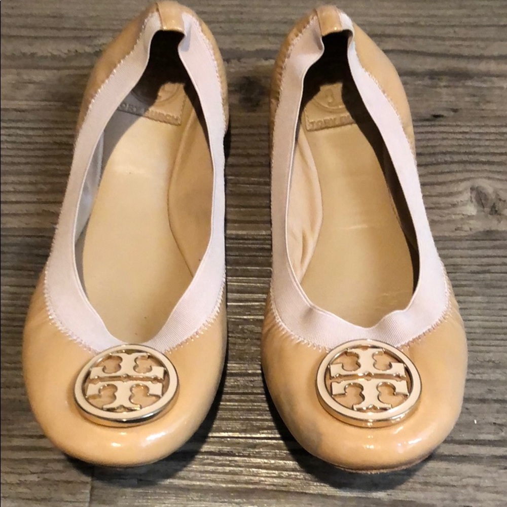 Tory Burch Nude Flats